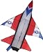 HQ Beach and Fun Sport Kite (F-16 Jet Stunt Kite 3D)