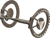 Abetta Antque Dot Show Snaffle - Antique Brown Steel - 5