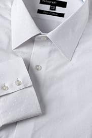 2 Longer Autograph Pure Cotton Spotted Shirt