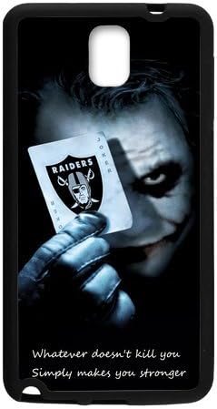 Custom Unique Design Oakland Raiders Samsung Galaxy Note 3 Silicone Case