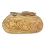 Berard 12070 French Olive-Wood Handcrafted Butter Dish and Knife