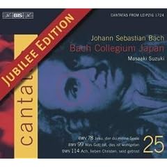 Bach: Cantatas, Vol 25 (BWV 78, 99, 114) /Bach Collegium Japan � Suzuki