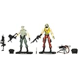 GI Joe Movie Series "The Rise of Cobra" Exclusive 2 Pack 4 Inch Tall Action Figure - GUNG HO vs COPPERHEAD with Gung Ho Figure, Backpack, Grenade Launcher, Ammunition Belt and Display Stand; Copperhead Figure with Knife, Tactical Rifle, Backpack and Display Stand Plus Bonus Arashikage Tattoo and Stickers