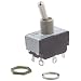 Eaton 7803K13 General Purpose Bat Lever Toggle Switch, AC Rated, Solder Termination, On-None-On Action, DPDT Contacts
