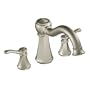 Moen T932BN Vestige Two-Handle High Arc Roman Tub Faucet without Valve, Brushed Nickel