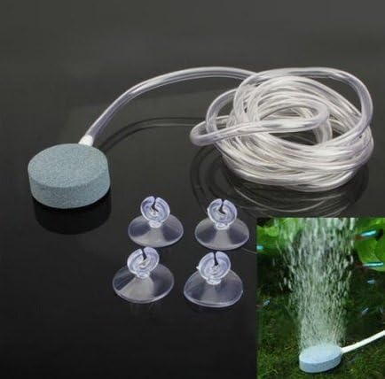 New Air Bubble Disk Stone Aerator Aquarium Fish Tank Pond Pump Hydroponic Oxygen