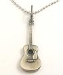 Acoustic Guitar Alloy Pendant with 24 Alloy Ball Chain