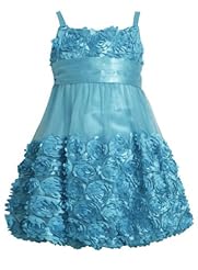 Girls Nylon/Polyester/Rayon Bubble Dress Knee Length  Mesh Sleeveless Square Neck  Dress With a Bow(s) and a Sash 