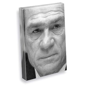 TOMMY LEE JONES - Canvas Print (LARGE A3 - Signed by the Artist) #js002