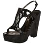 Carlos By Carlos Santana Women's Cinnabar Wedge,Black,10 M US