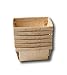 Pint Rectangular Vented Wooden Berry Baskets - Set of 6