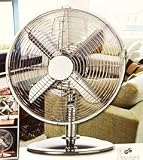 Produkt-Bild: Design Tischventilator Chrom 45cm INTERIOR EXCLUSIVE
