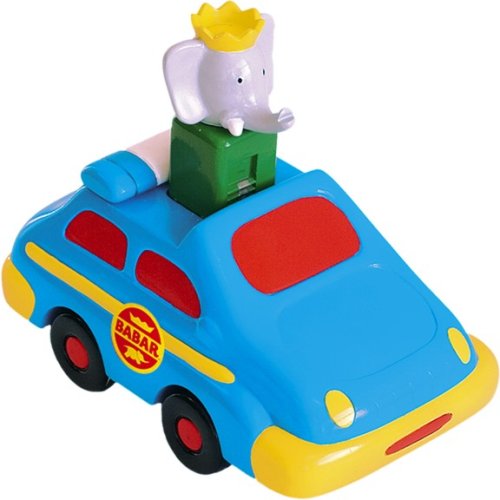 Lansay - 15994 - Jouet Premier Age - Vehicules Babar Pousse et Go - la police