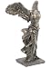 Nike of Samothrace Winged Victory Greek Goddess Real Bronze Powder Cast Statue Sculpture 10 3/4-inch