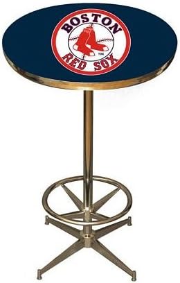 MLB Boston Red Sox Pub/Bar Table Metal BTM Impact Resistant Laminate Top