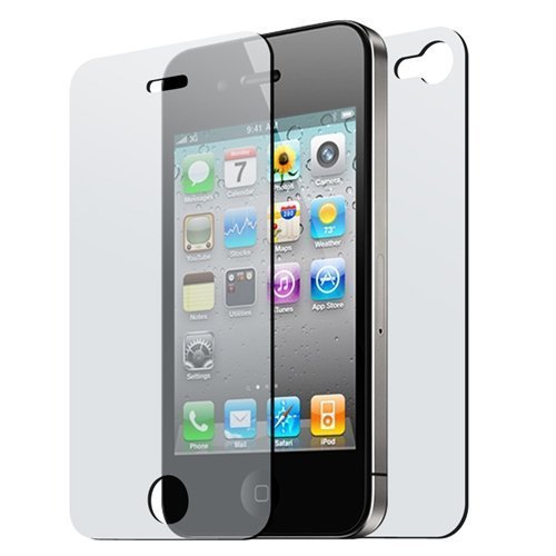 Skque Premium FULL BODY Screen Protector for Apple iPhone 4 4G / 2 Piece Front and Back