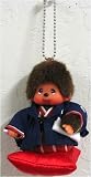 Japanesque Monchhichi Boy Rakugo Keychain Plush Doll