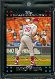 2007 Topps Limited Edition Jamie Moyer Philadelphia Phillies Baseball Card #PHI6 - Mint Condition - In Protective Display Case!