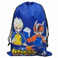 アディダス ジュニア イナズマイレブン シューズバッグ トゥルーブルー