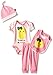 John Deere Baby Girls' Farm Chick 4 Piece Set