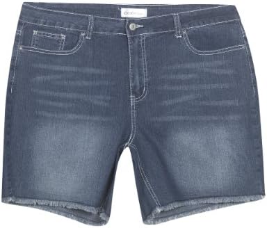 Plus Size Fade Away Denim Shorts
