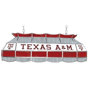 Trademark Texas A&M University Stained Glass 40-inch Tiffany Lamp