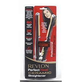 Revlon RV062 Perfect Heat Professional 1 Inch Straightener with Ceramic