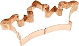 Old River Road King's Crown Shape Cookie Cutter - Copper