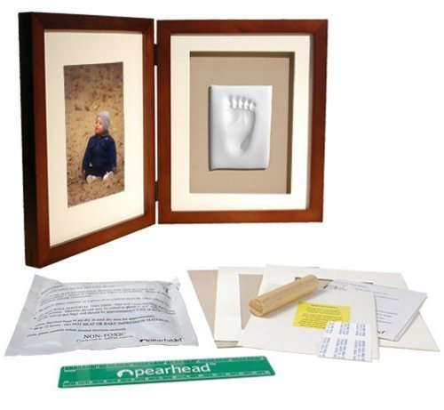 Babyprints Keepsake Tabletop Kit - Mahogany Frame