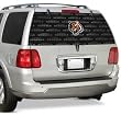 Cincinnati Bengals Rear Window Film - Football Sports Merchandise