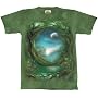 Moon Tree T-shirt Short Sleeved Cotton TEENS and ADULTS Shirt with Celestial Image