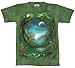 Moon Tree T-shirt Short Sleeved Cotton TEENS and ADULTS Shirt with Celestial Image