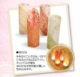 【ゆらら】雪★美濃和紙を使ったミニ照明！電池式LEDライト