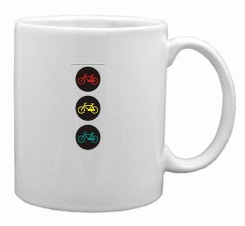 Bicycle Traffic Lights Mug