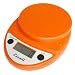 Escali Primo Digital Kitchen Scale, Flame Orange