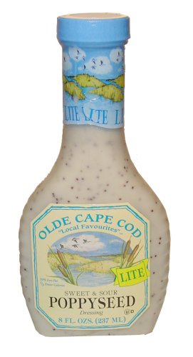 Olde Cape Cod Lite Salad Dressing Sweet  &  Sour Poppyseed (12x8 OZ)