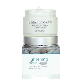 Skin Lightening Cream with SPF19 - Get Rid of Age and Sun Spots, Acne Scars! by Jericho