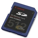 キヤノン SDメモリーカード SDC-512MSH 9959A002の画像