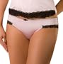 Felina Women's Tricia Satin Low Rise Boyleg,Pink,X-Large