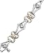 Gold Plated Sterling Silver 0.15 ct. Cubic Zirconia Tennis Bracelet