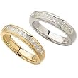 14K White Gold Men's Diamond Anniversary Band