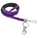 Purple Rhinestone Lanyard Purple Rhinestone Lanyard
