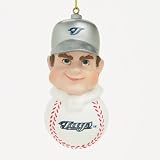 8 MLB Toronto Blue Jays Caucasian Slugger Christmas Ornaments