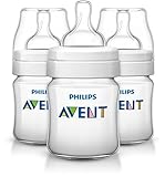 Philips AVENT Classic Plus BPA Free Polypropylene Bottles, 4 Ounce (Pack of 3) by Philips AVENT [並行輸