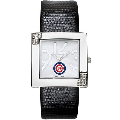 Chicago Cubs Glamour Ladies Fashion Watch by LogoArt