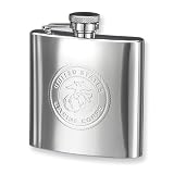 Review Quality Gold  / US Marine Corps Stainless Steel 6oz Hip Flask