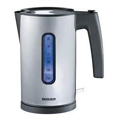 Severin WK 3304  Wasserkocher, aluminium-schwarz / 1,7 Liter Inhalt / 2200 W