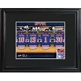 New York Rangers Personalized Locker Room Print with Frame