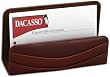 Mocha Leather Business Card Holder