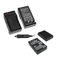 Lithium-Ion Battery + Battery Charger with Car Adapter for Sanyo Xacti VPC-TH1 / VPC-TH1BL / VPC-WH1 / VPC-WH1YL / VPC-WH1BL / VPC-FH1 / VPC-FH1BK / VPC-HD1000 / VPC-HD1010 / Kodak Z Series EasyShare Z730 / EasyShare Z7590 / EasyShare Z760